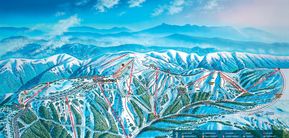 Slope Map Mt Hotham