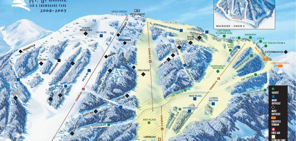 Information about the ski resort Mt Spokane Ski Area