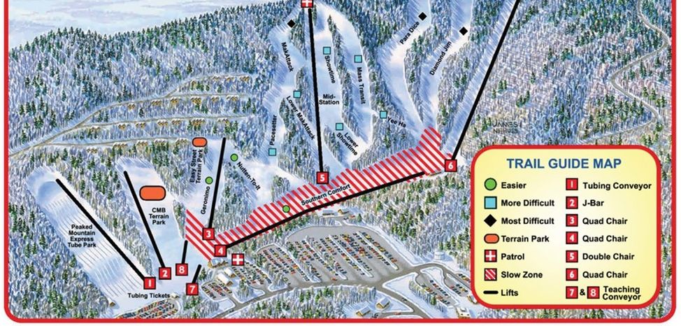 Information about the ski resort Massanutten Resort