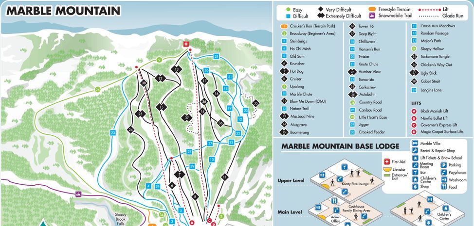 Trail Map Marble Mountain