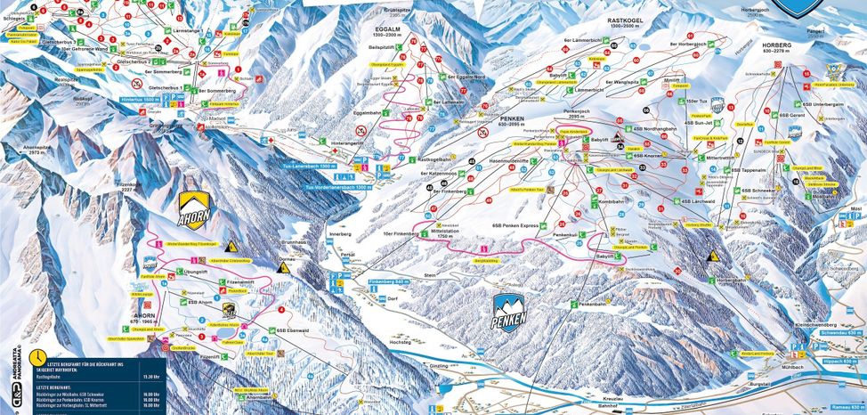Information about the ski resort Mayrhofen