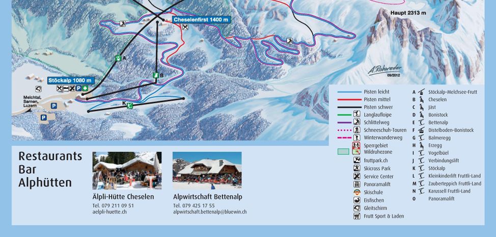 Information about the ski resort Melchsee Frutt