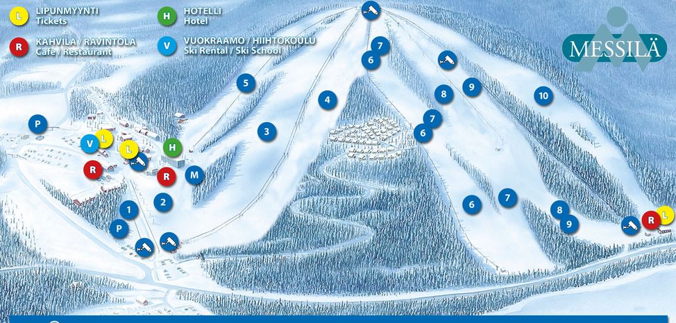Information about the ski resort Messilä