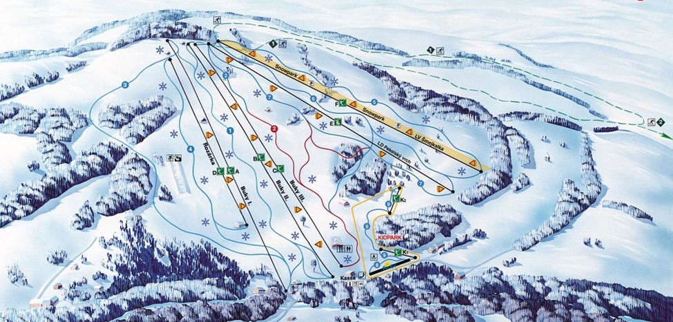 Information about the ski resort Mlade Buky
