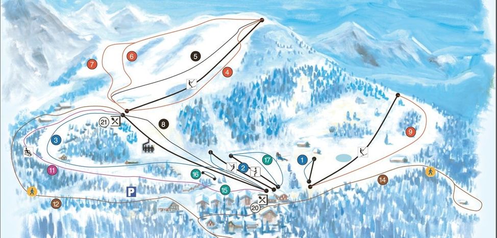 Information about the ski resort Mörlialp
