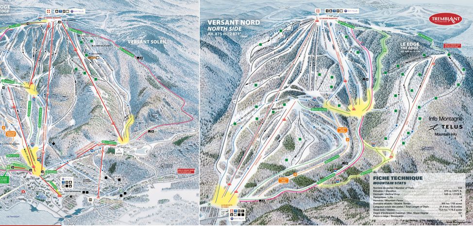 Information about the ski resort Mont Tremblant