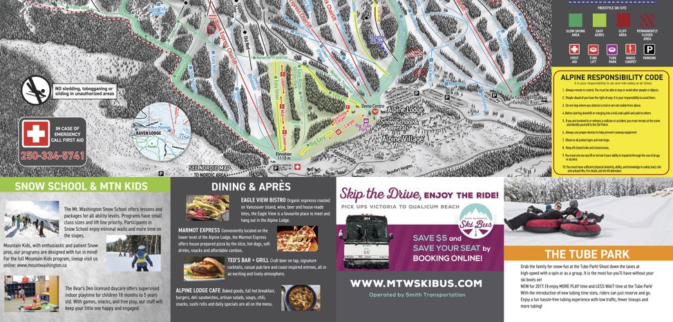 Trail Map Mount Washington