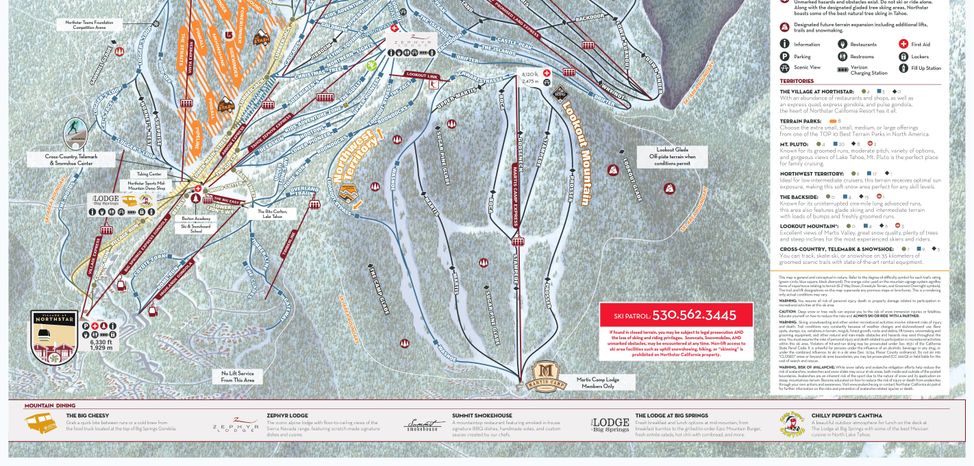 Information about the ski resort Northstar California Resort