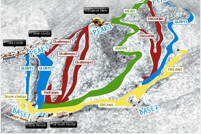 Information about the ski resort O2 Resort