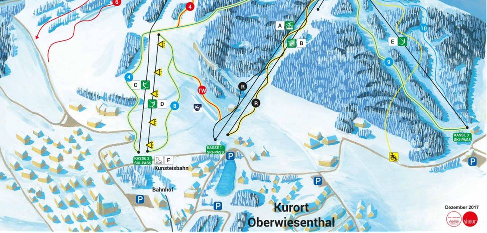 Information about the ski resort Oberwiesenthal Fichtelberg