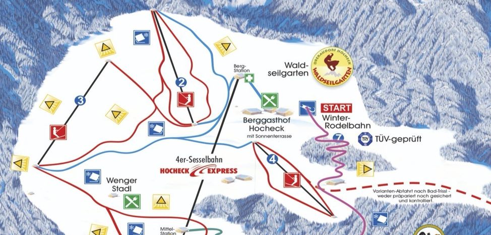 Information about the ski resort Oberaudorf Hocheck