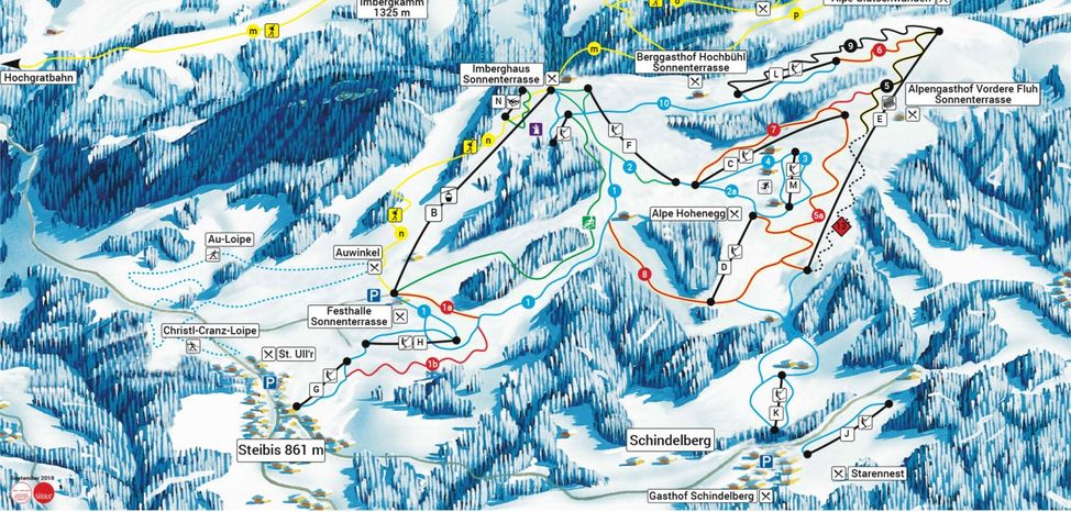 Information about the ski resort Oberstaufen Steibis