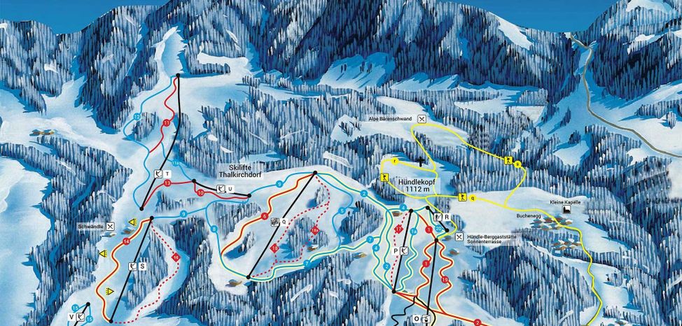 Information about the ski resort Oberstaufen Thalkirchdorf Hündle