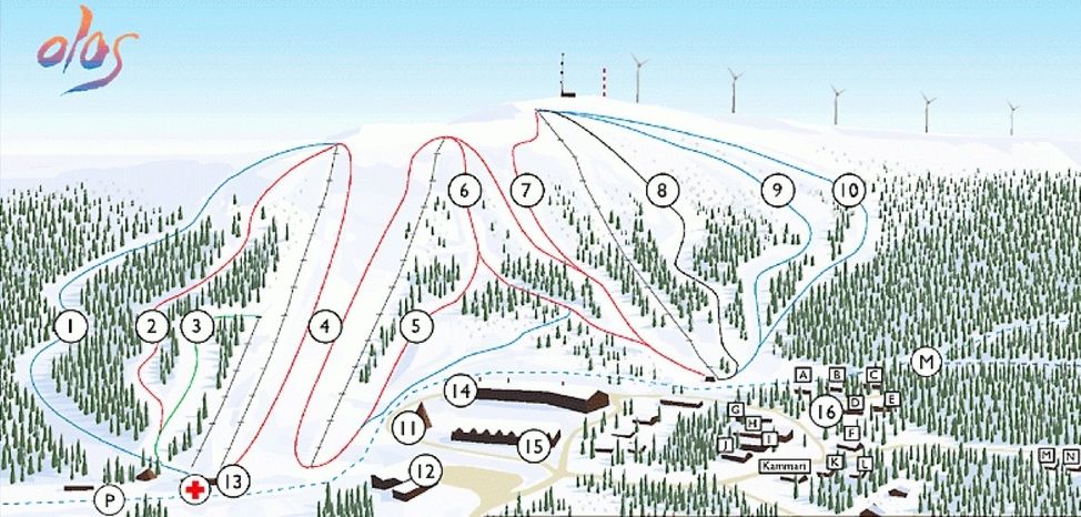Information about the ski resort Olos