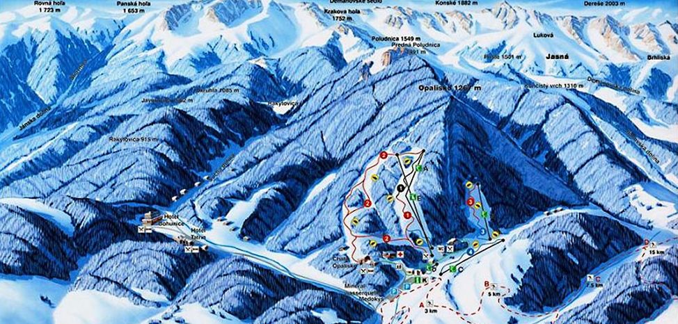 Information about the ski resort Opalisko Zav Poruba