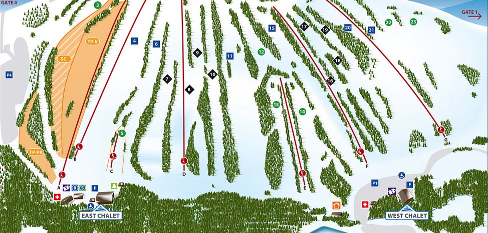 Trail Map Brimacombe