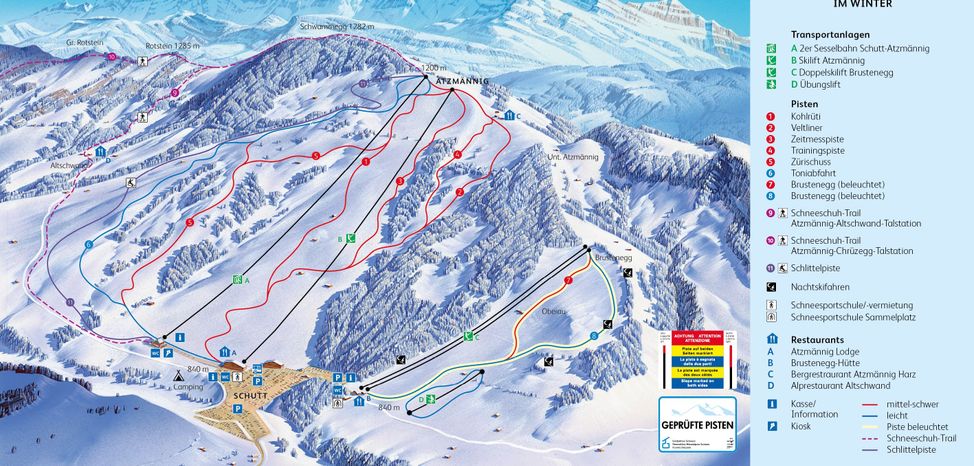Information about the ski resort Atzmännig