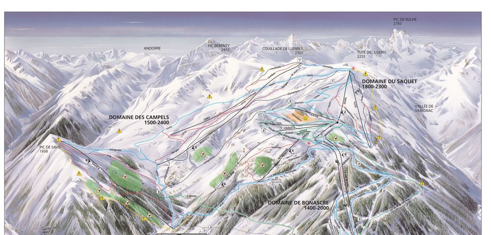 Information about the ski resort Ax les Thermes