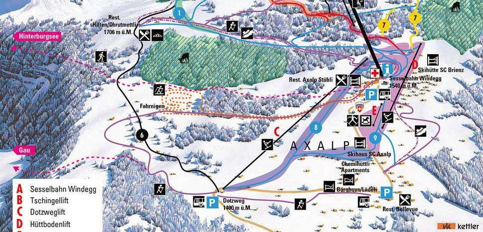 Information about the ski resort Axalp Brienz