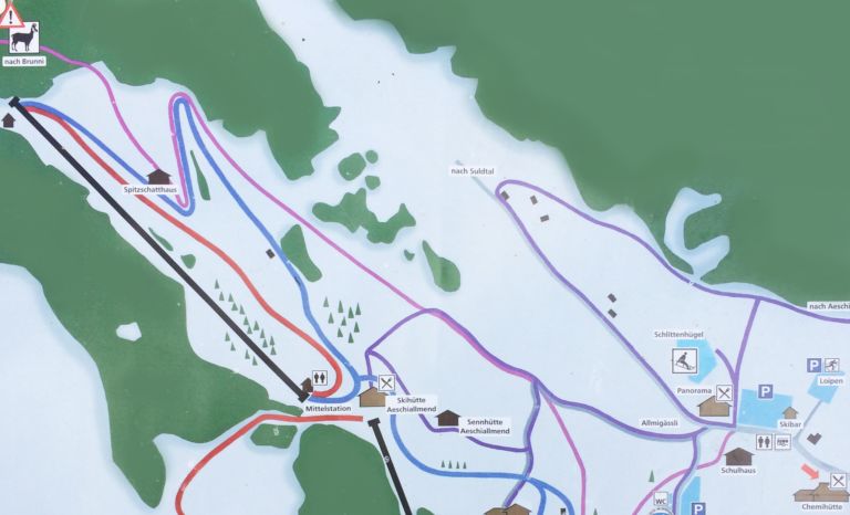 Information about the ski resort Aeschi