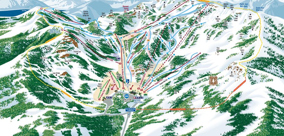 Information about the ski resort Alpine Meadows
