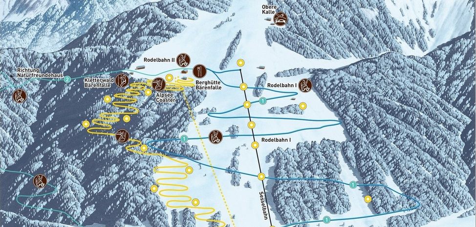 Information about the ski resort Alpsee Mountain World