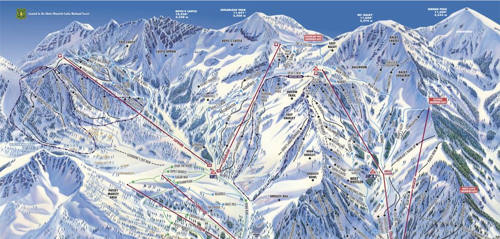 Information about the ski resort Alta