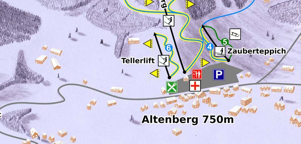Information about the ski resort Altenberg