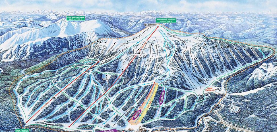 Trail Map Apex Mountain