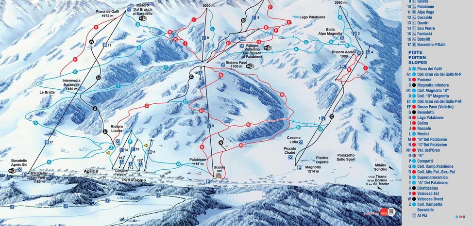 Information about the ski resort Aprica