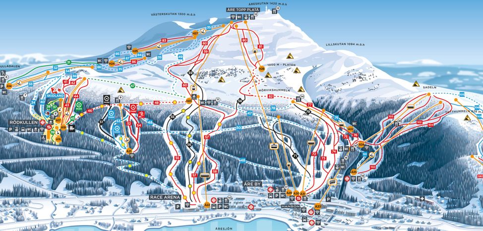 Information about the ski resort Åre