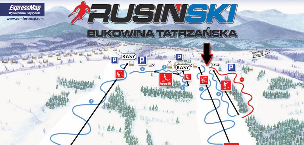 Information about the ski resort Rusiń-Ski - Bukowina Tatrzanska