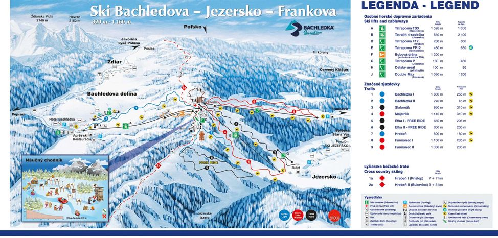 Information about the ski resort Bachledka Ski and Sun
