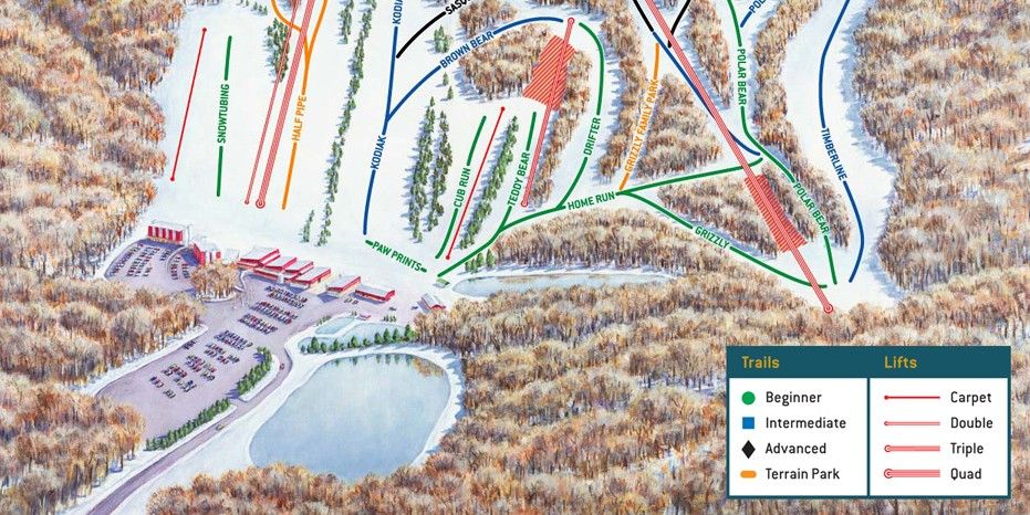 Information about the ski resort Bear Creek Mountain Resort