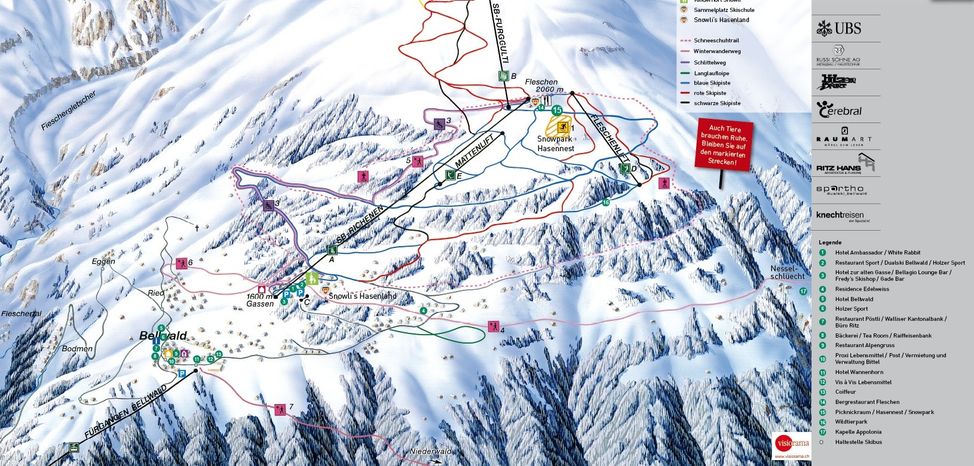 Information about the ski resort Bellwald