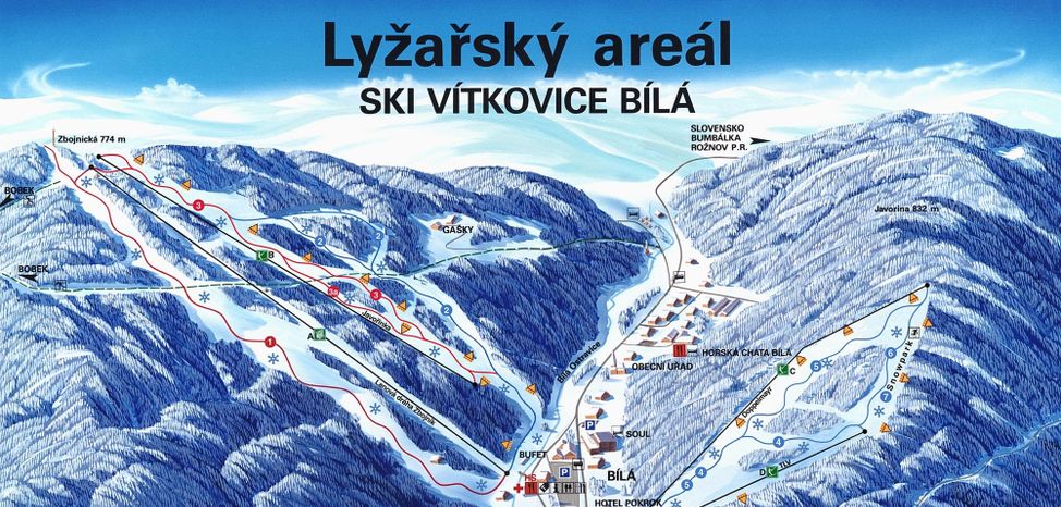 Information about the ski resort Bila