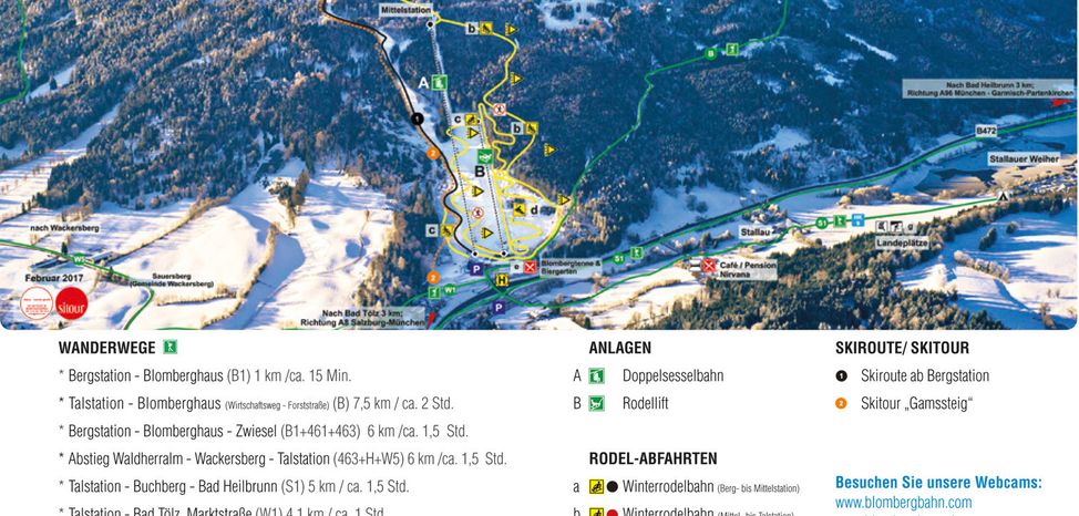 Information about the ski resort Blomberg