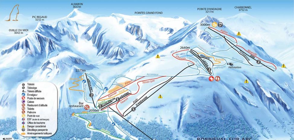 Information about the ski resort Bonneval sur Arc