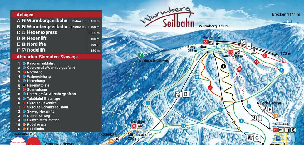 Information about the ski resort Braunlage Wurmberg