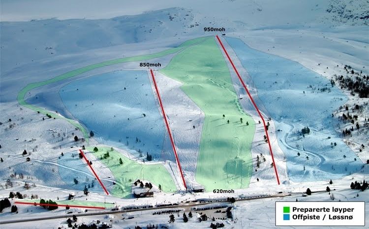 Information about the ski resort Breimsbygda Skicenter