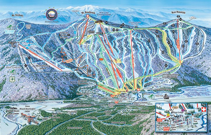 Information about the ski resort Bretton Woods Ski Area