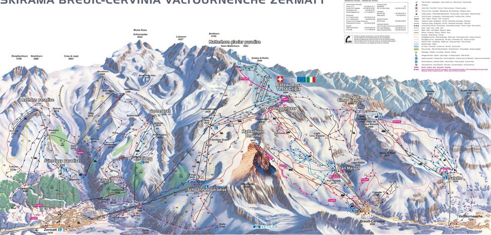 Information about the ski resort Breuil Cervinia - Valtournenche