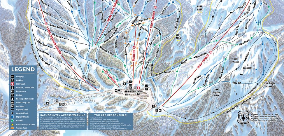 Information about the ski resort Brighton Ski Resort