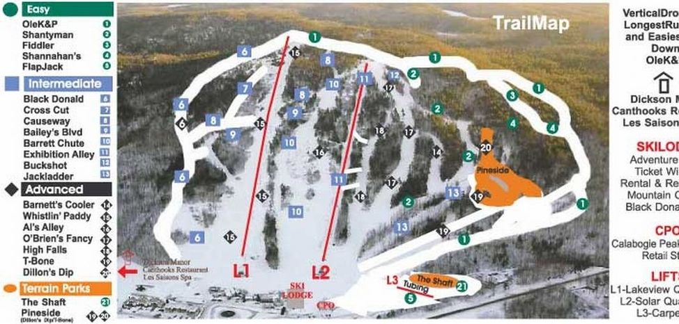 Information about the ski resort Calabogie Peaks Resort