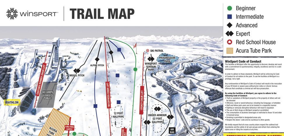 Information about the ski resort Winsport - Canada Olympic Park Calgary