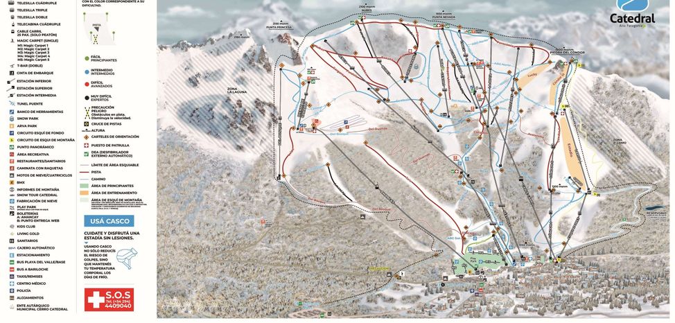 Information about the ski resort Catedral Alta Patagonia