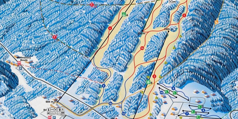 Information about the ski resort Cerna Hora