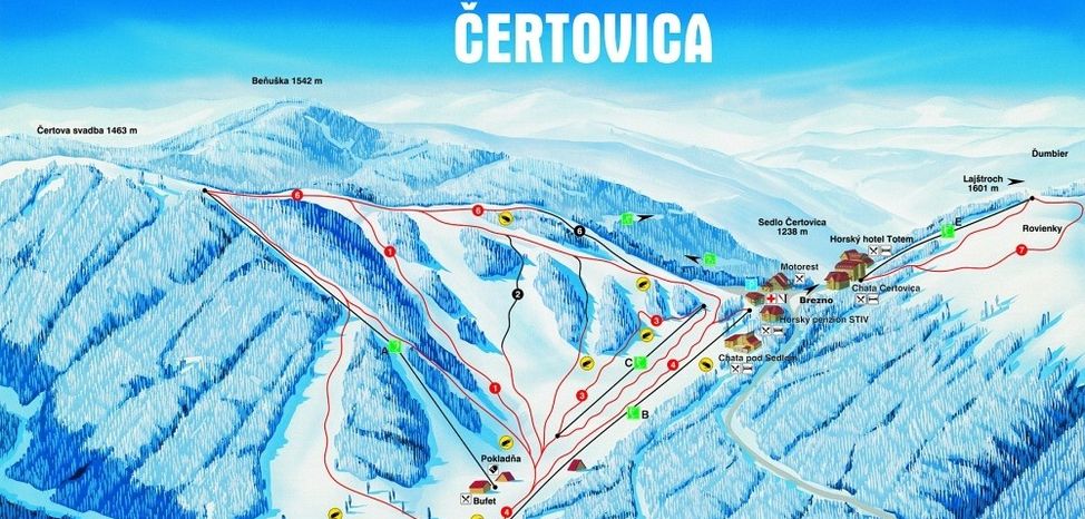 Information about the ski resort Certovica