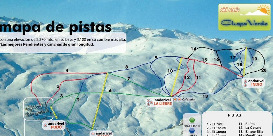 Chapa Verde Trail Map