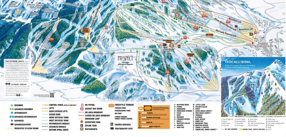Information about the ski resort Crested Butte